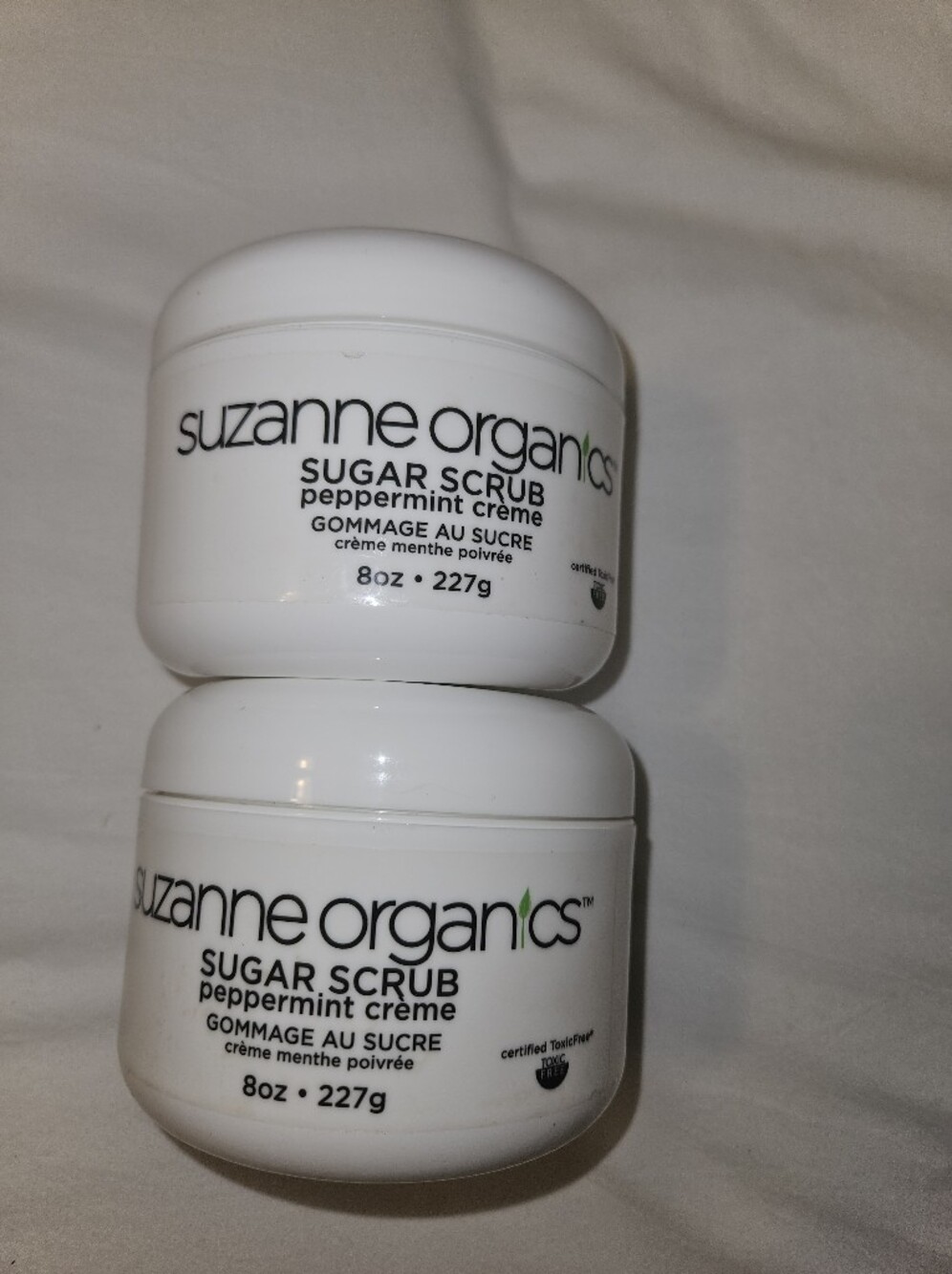 New! Suzanne Organics Peppermint Sugar Body Scrub
